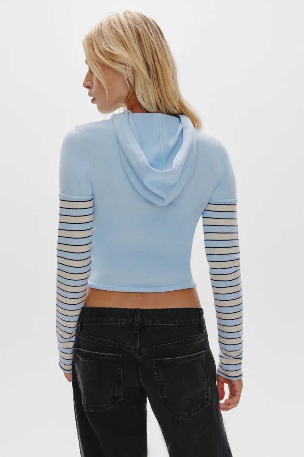 Marina Knit Hoodie Lighthouse