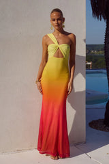 KYREE MAXI DRESS MIMOSA OMBRE