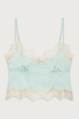 Snuggle Satin Camisole Pistachio