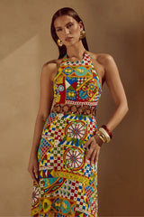 VENUS MAXI DRESS PHAEDRA PRINT