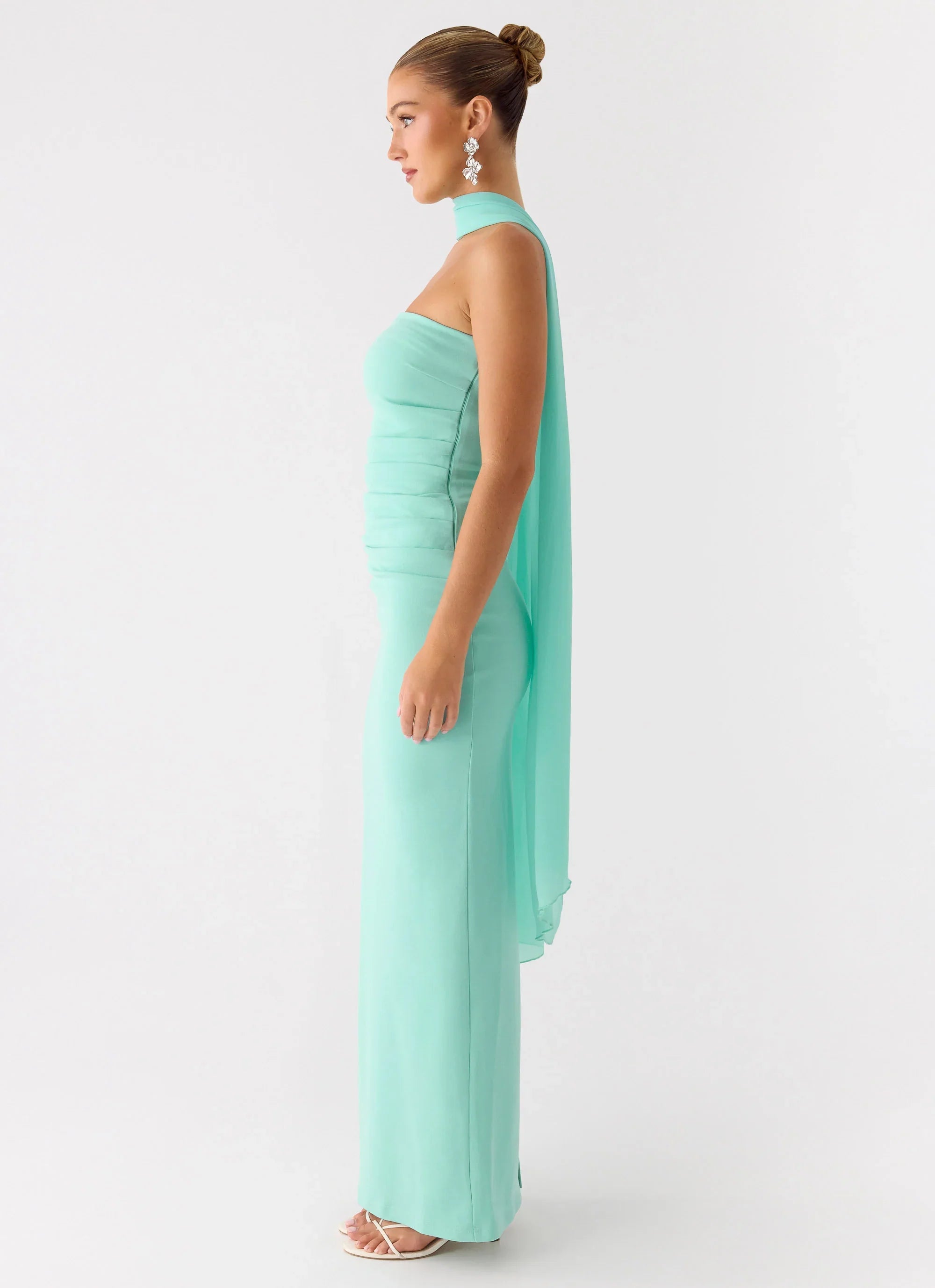 Libra Maxi Dress Aqua