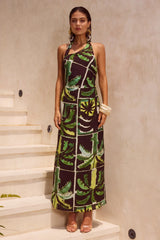 MIRANTO MIDI DRESS ARLO GREEN