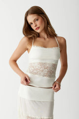 Peach Lace Camisole Porcelain