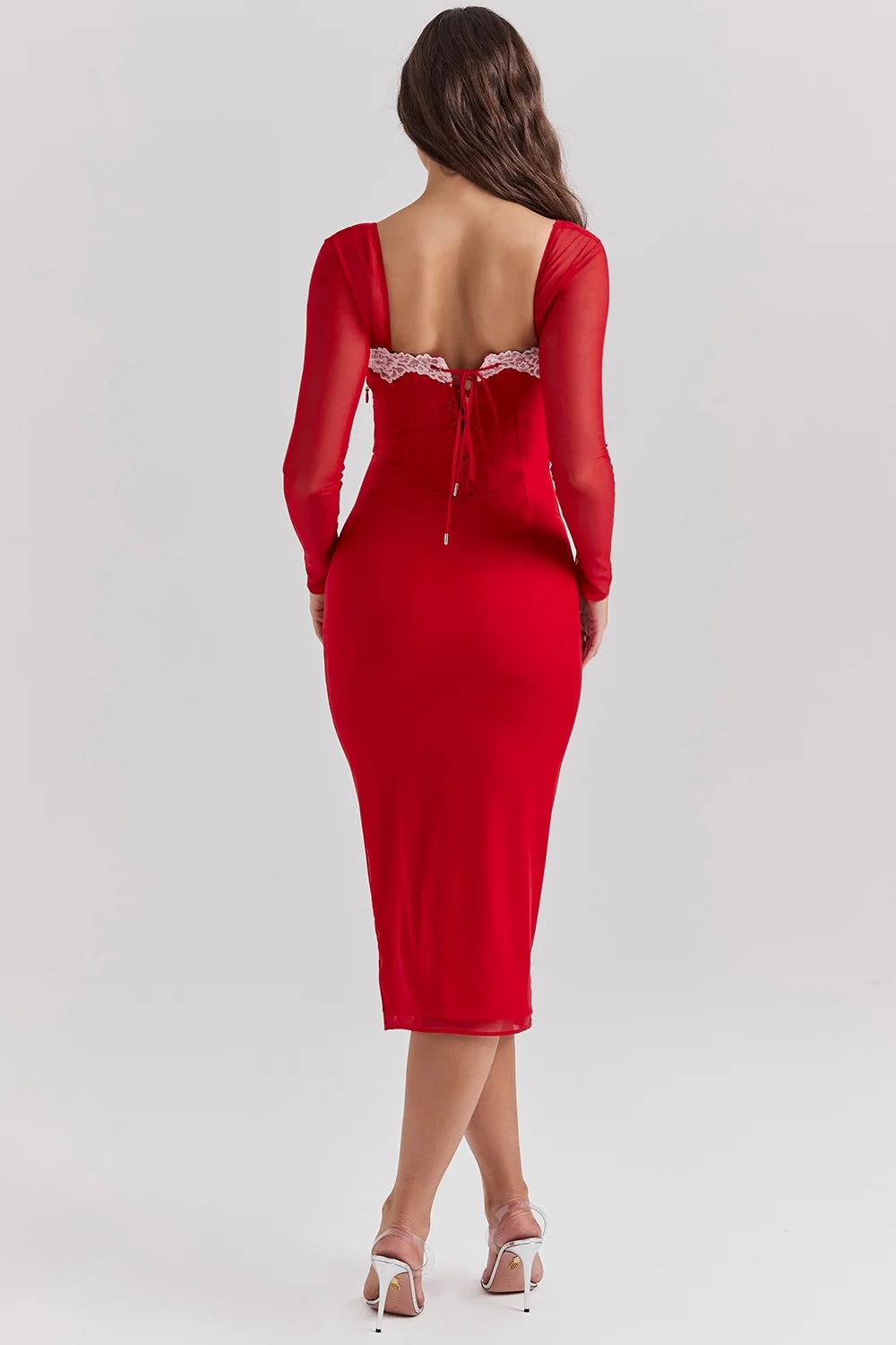scarlet corset dress