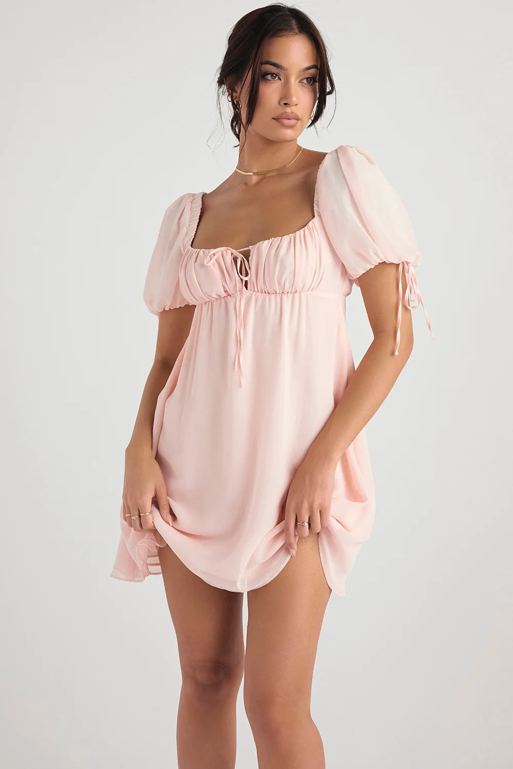pink quartz mini dress sale
