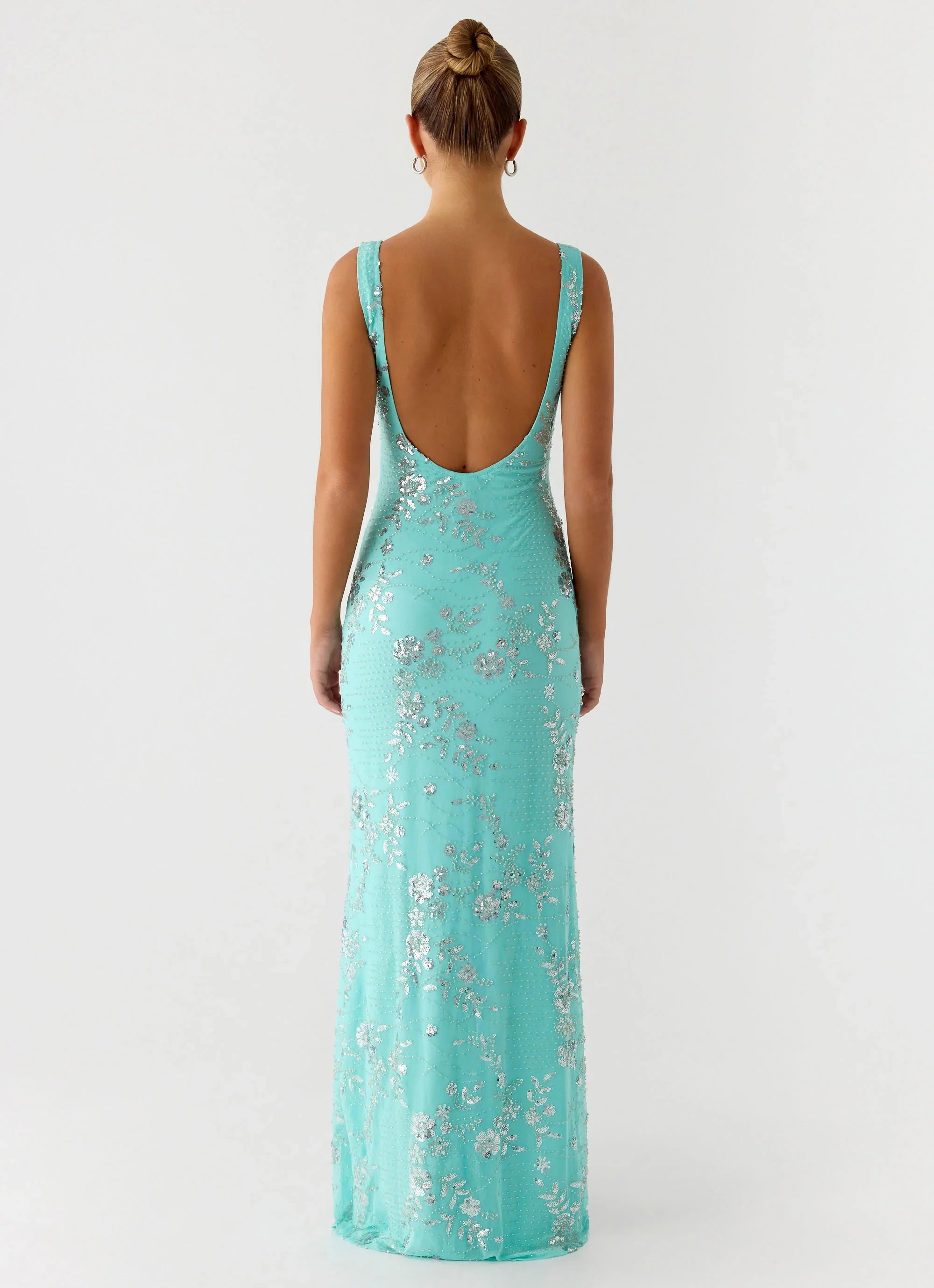 Silvana Maxi Dress Aqua
