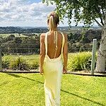 Seen For You Cowl Neck Satin Maxi Dress Dark Navy