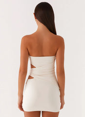 So Iconic Mini Dress Ivory