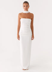 Libra Maxi Dress White