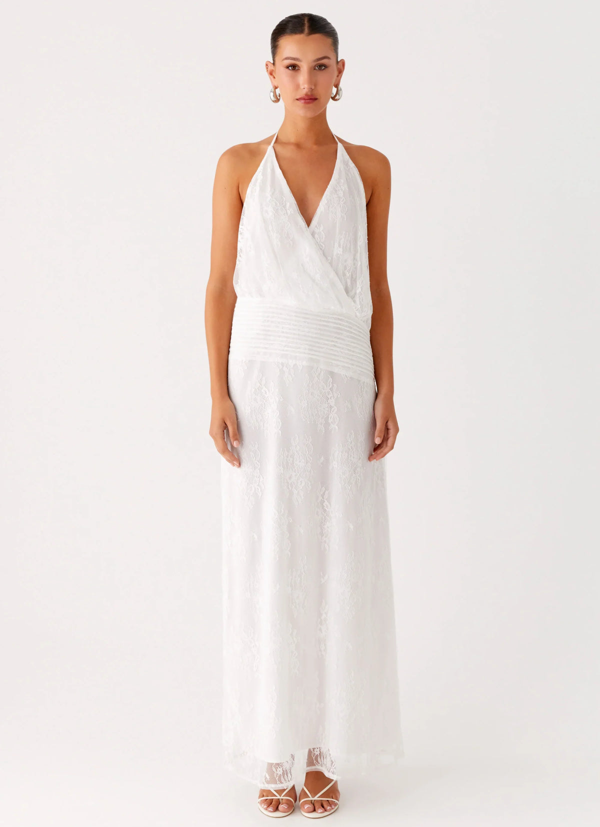 Reinhart Halter Maxi Dress White