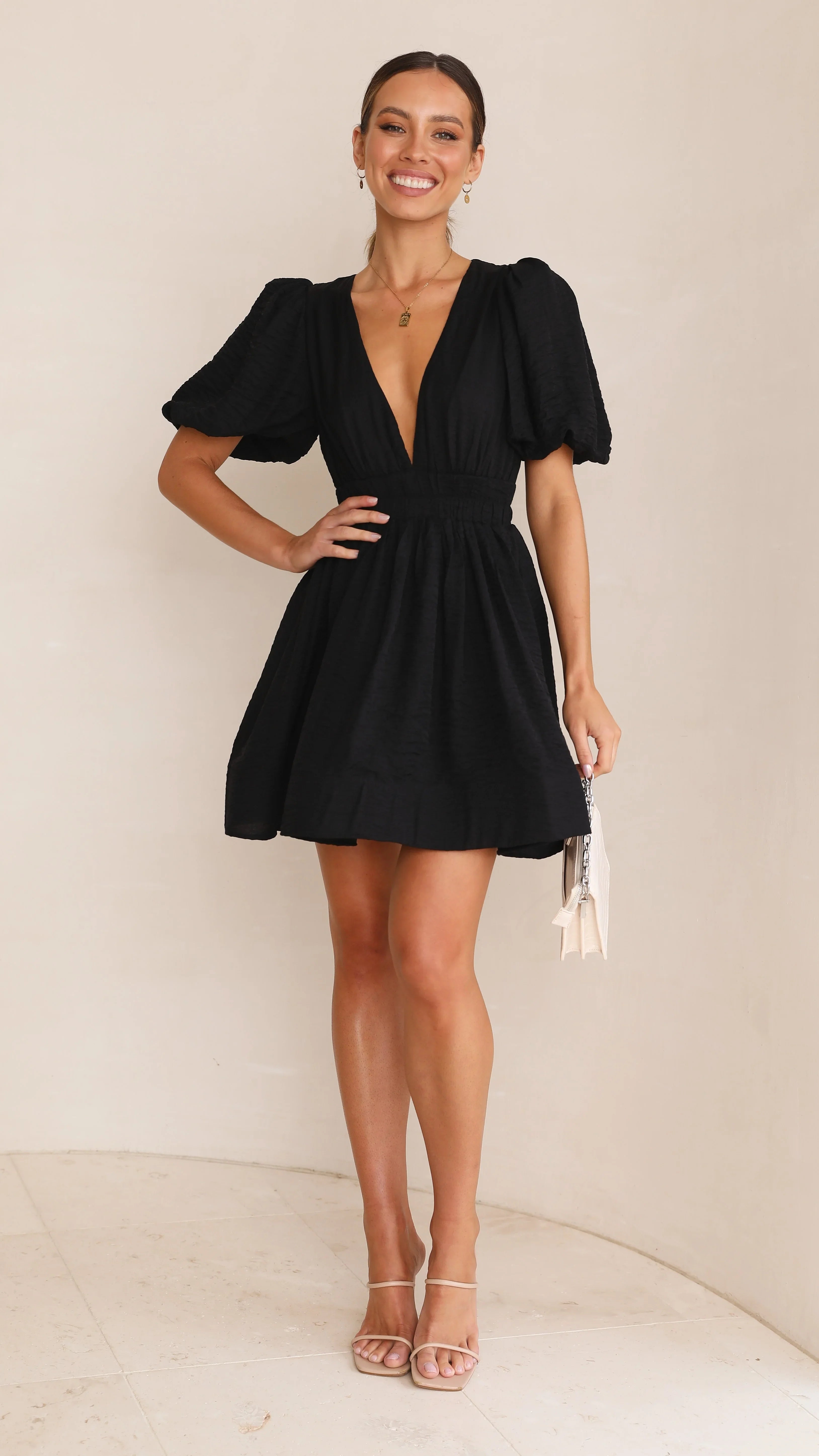 Erin Mini Dress Black