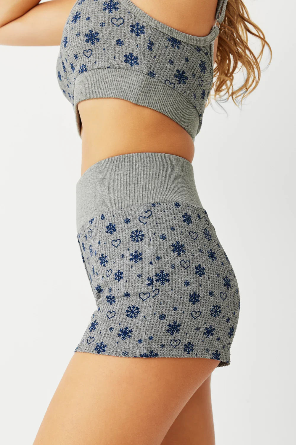 Angel Waffle Mini Short Apres Ski
