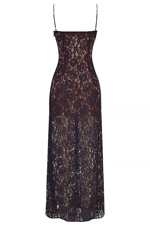 night shade lace maxi dress