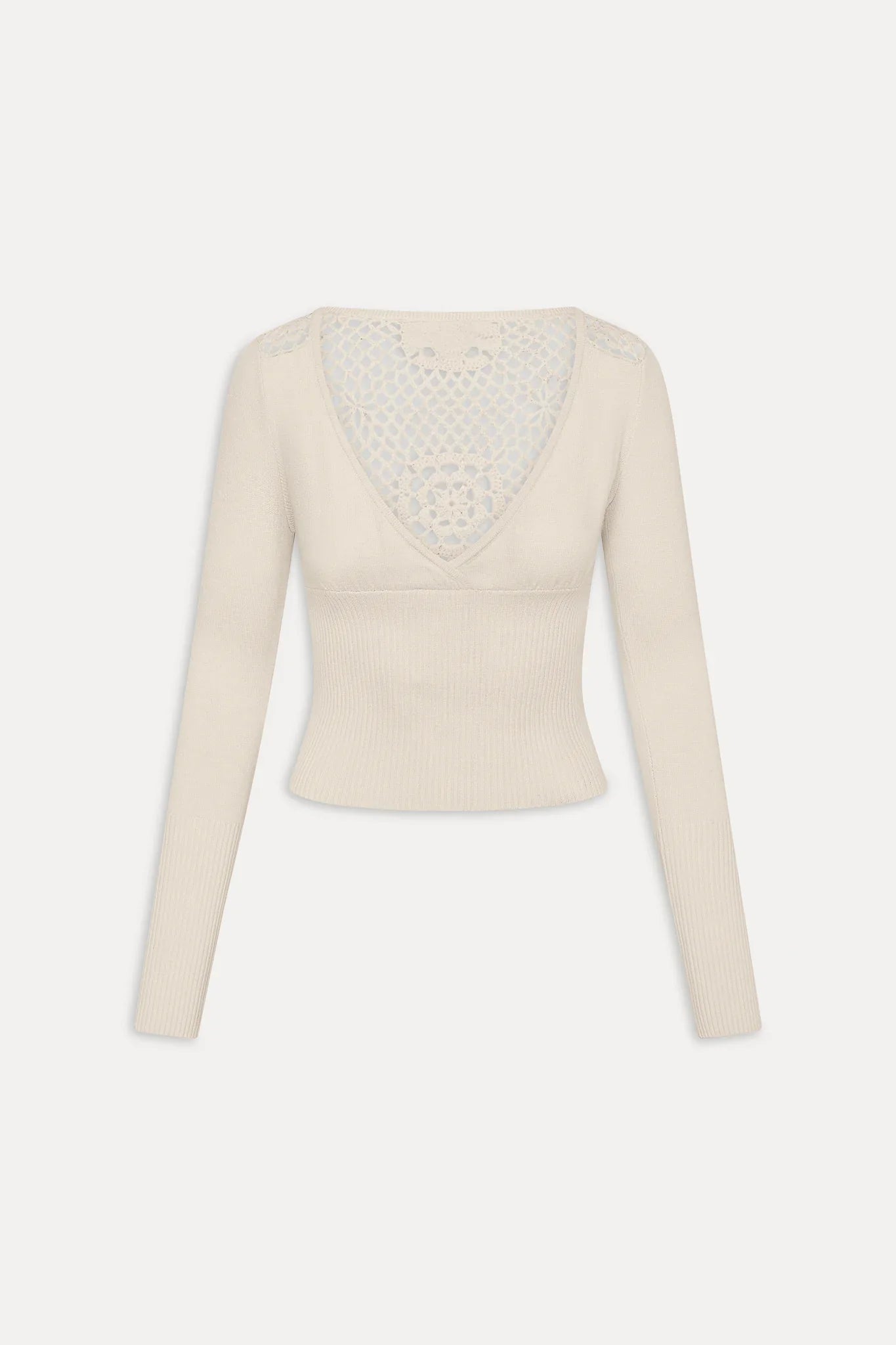 Arlo Crochet Knit Shirt Bunny