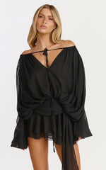 Lioness Elements Mini Dress In Noir