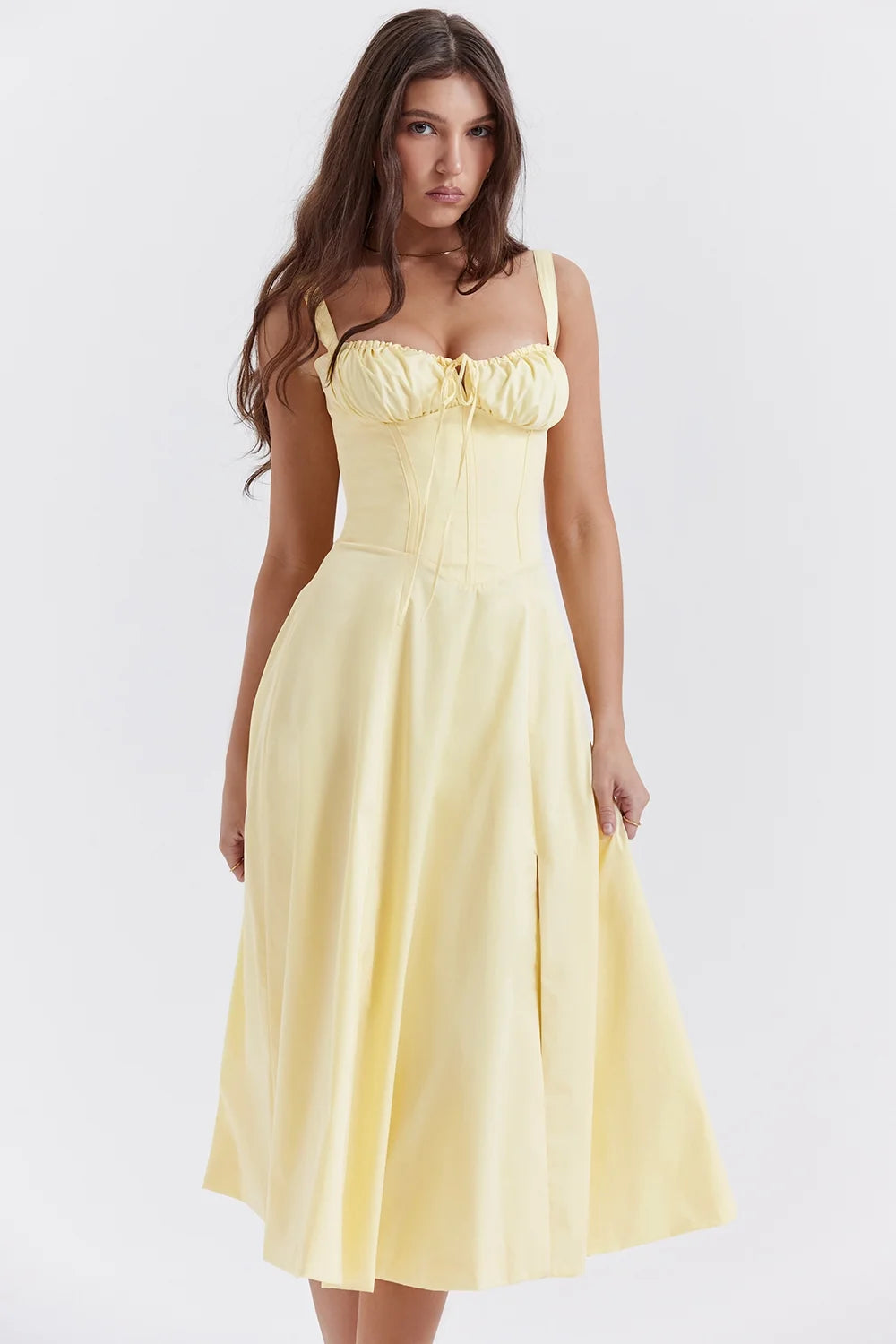 buttercup bustier sundress