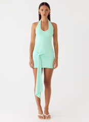 Vedetta Mini Dress Aqua