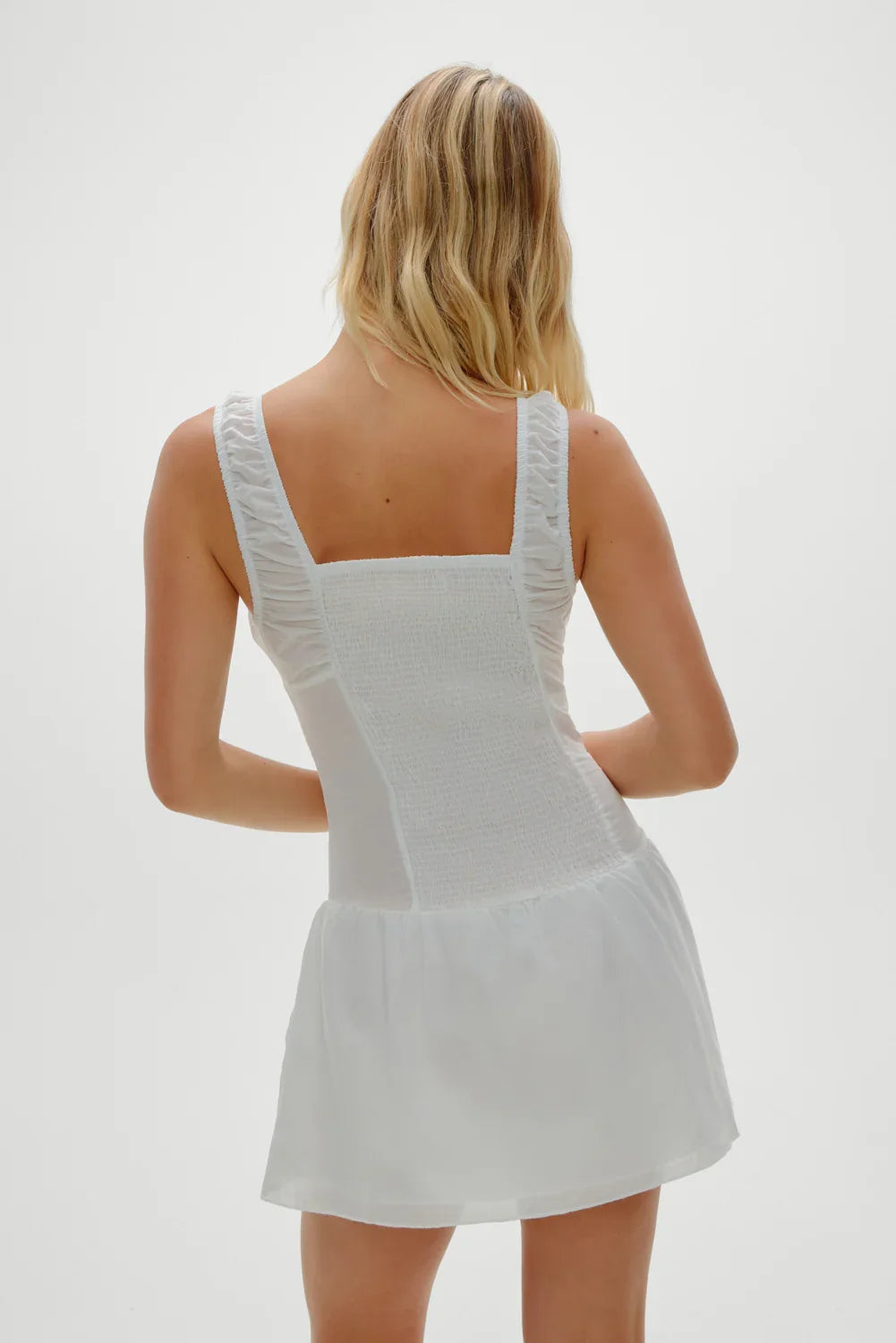 Christa Ruffle Mini Dress Sunrose