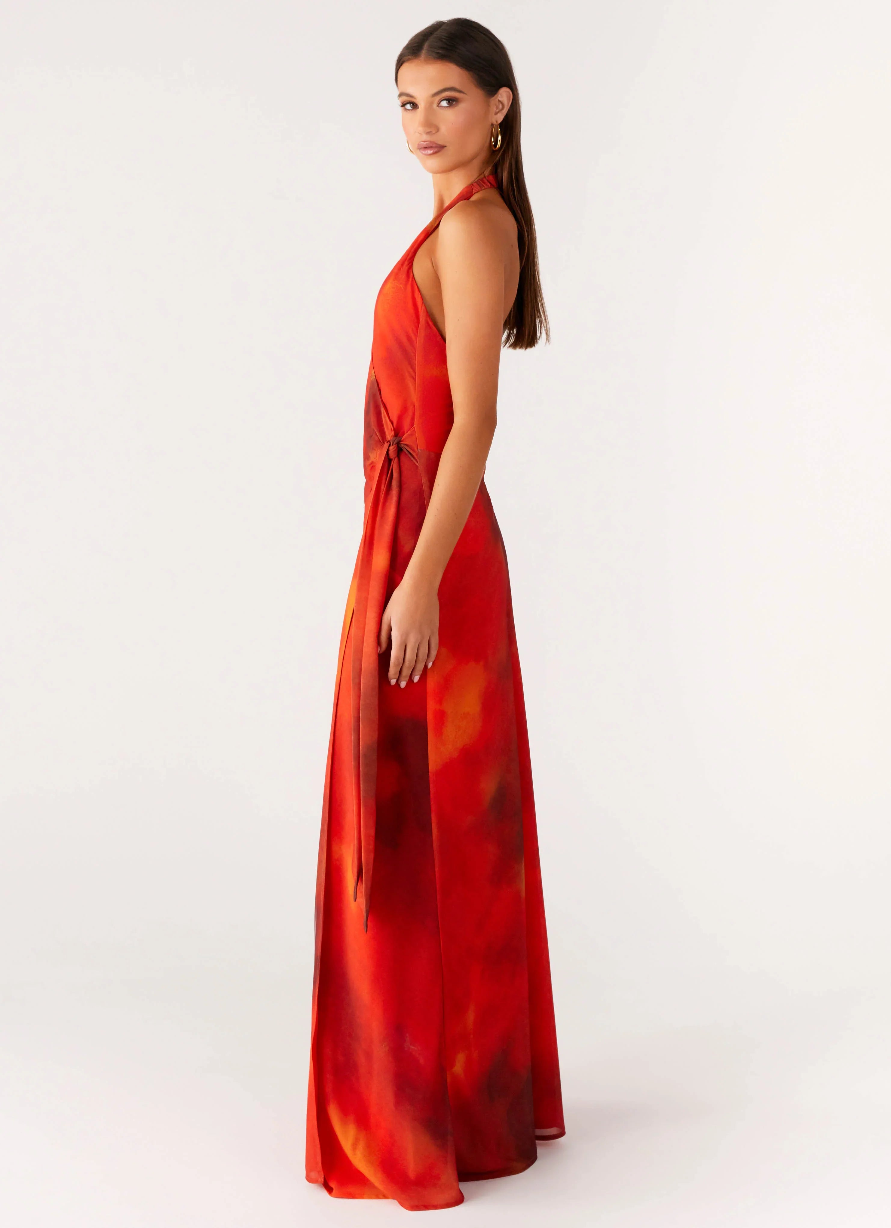 So Chic Maxi Dress Scarlet Blur