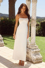 ALLULA MIDI DRESS IVORY