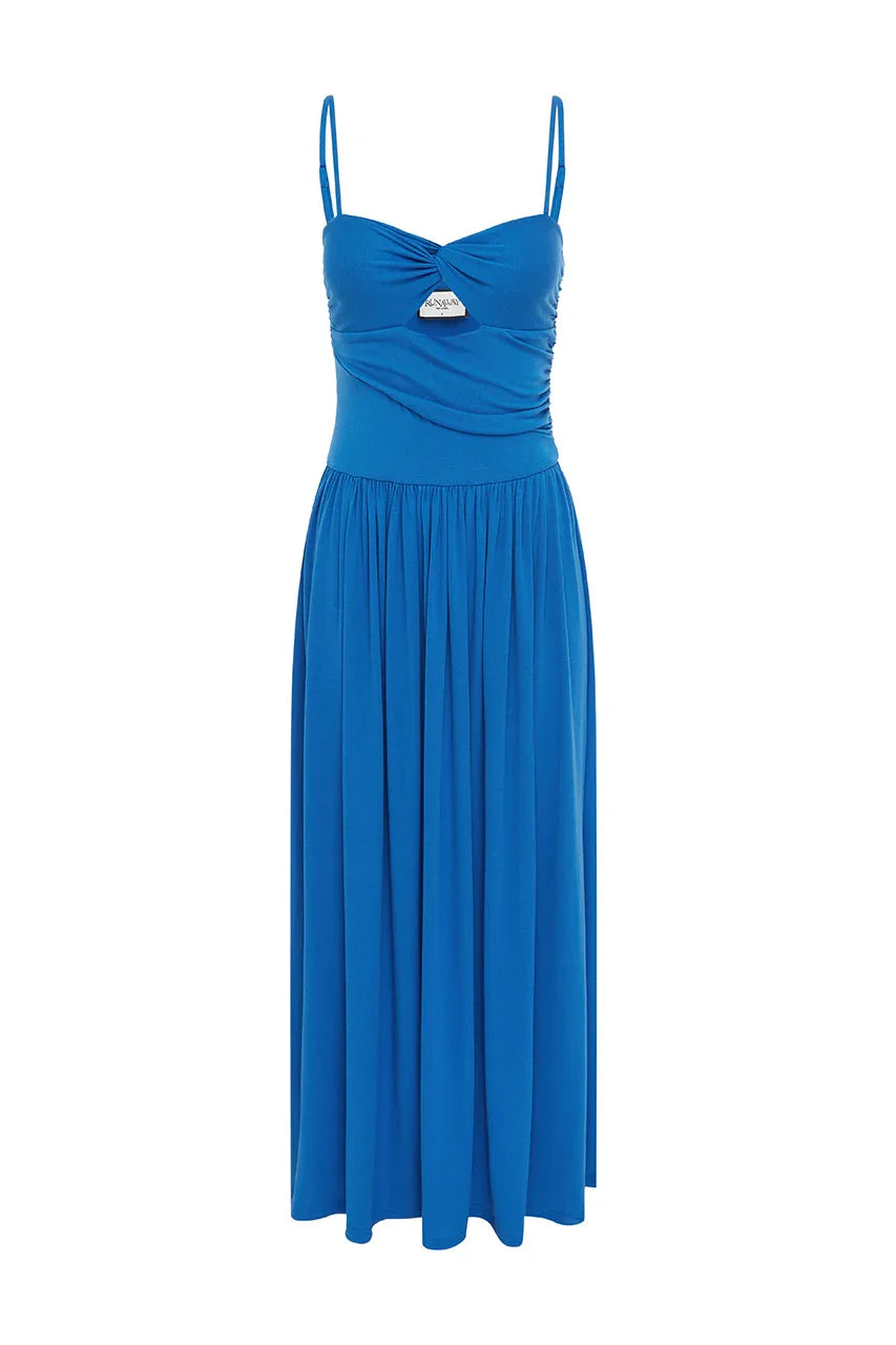 LIBERTINE MAXI DRESS COBALT