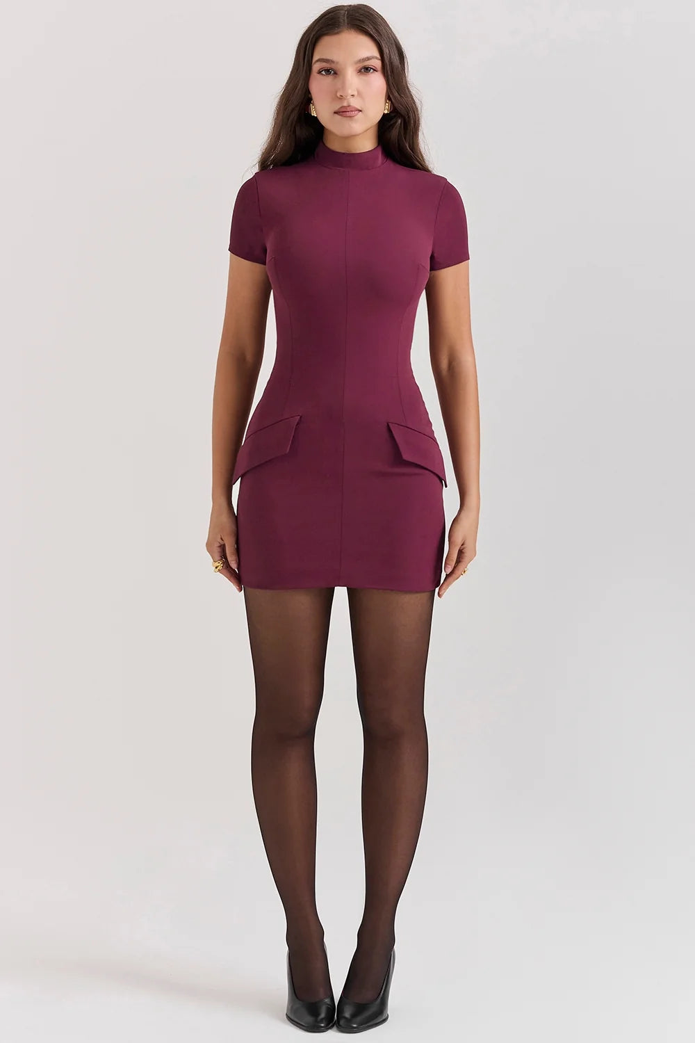 mulberry mini dress