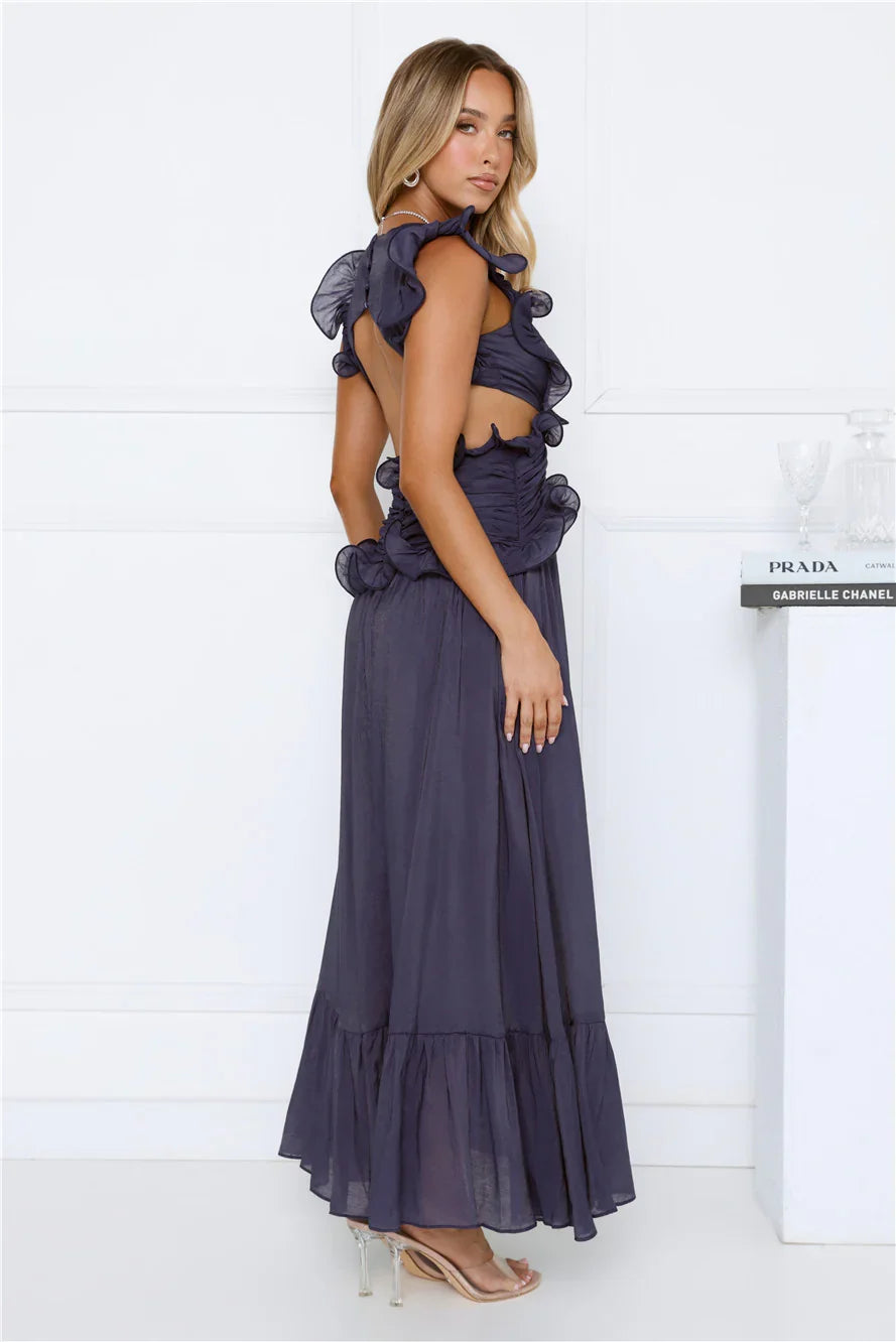 Evening Luxe Maxi Dress Navy