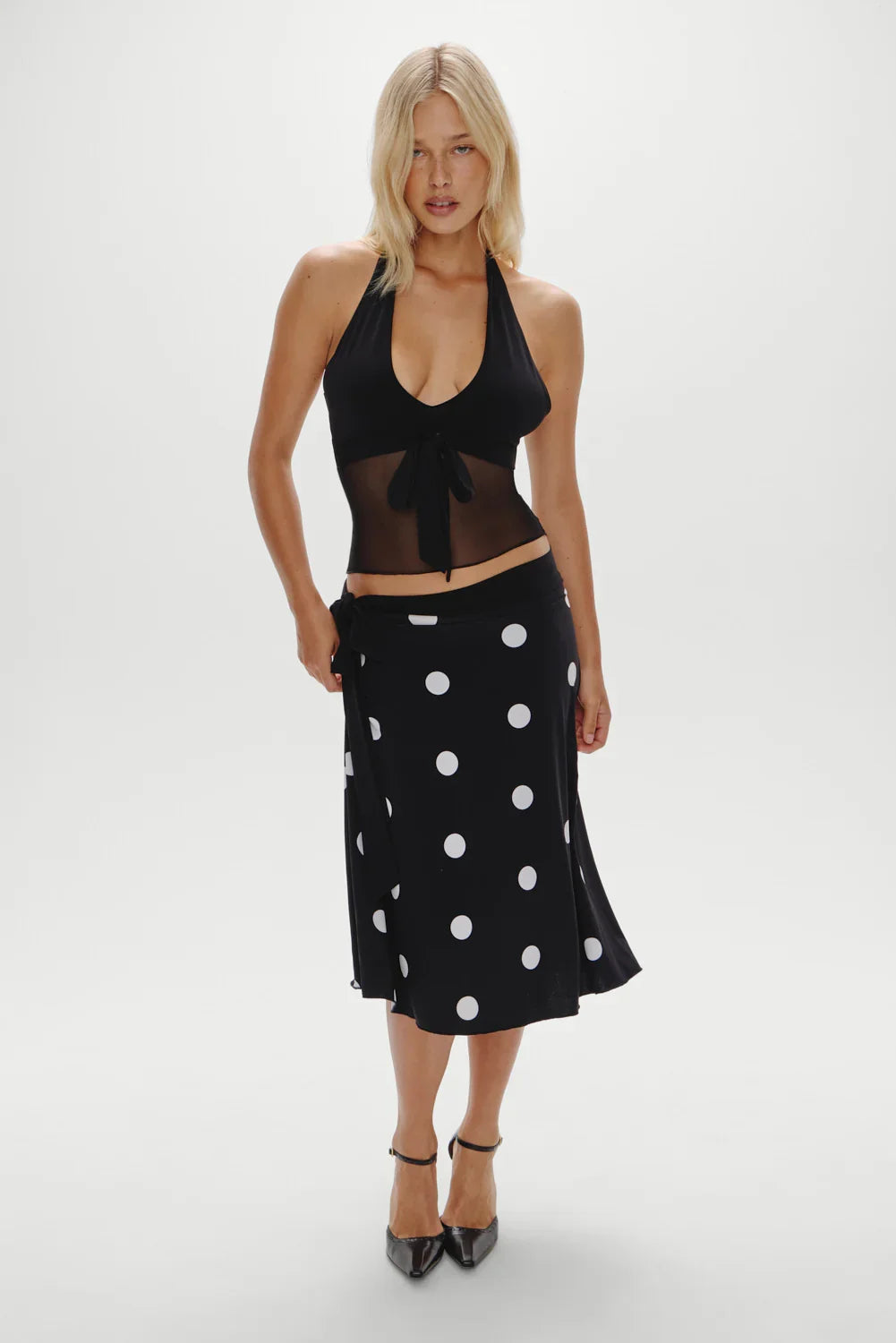 May Midi Skirt Paris At Midnight