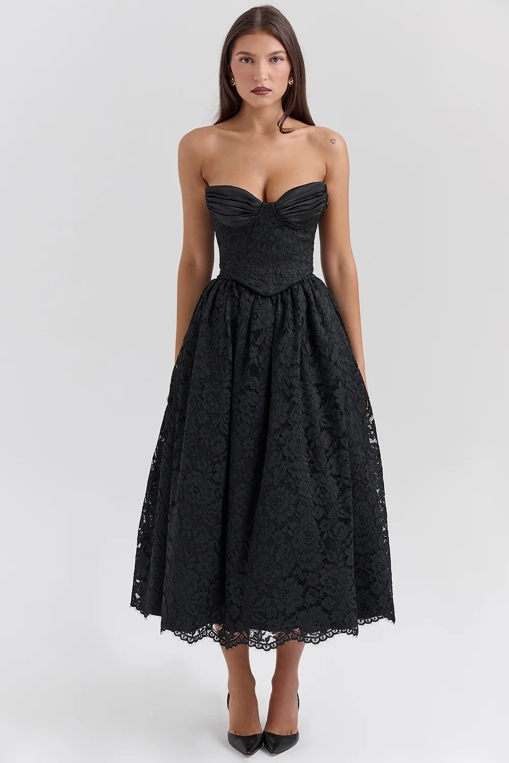 black lace corset skirt and bolero sale