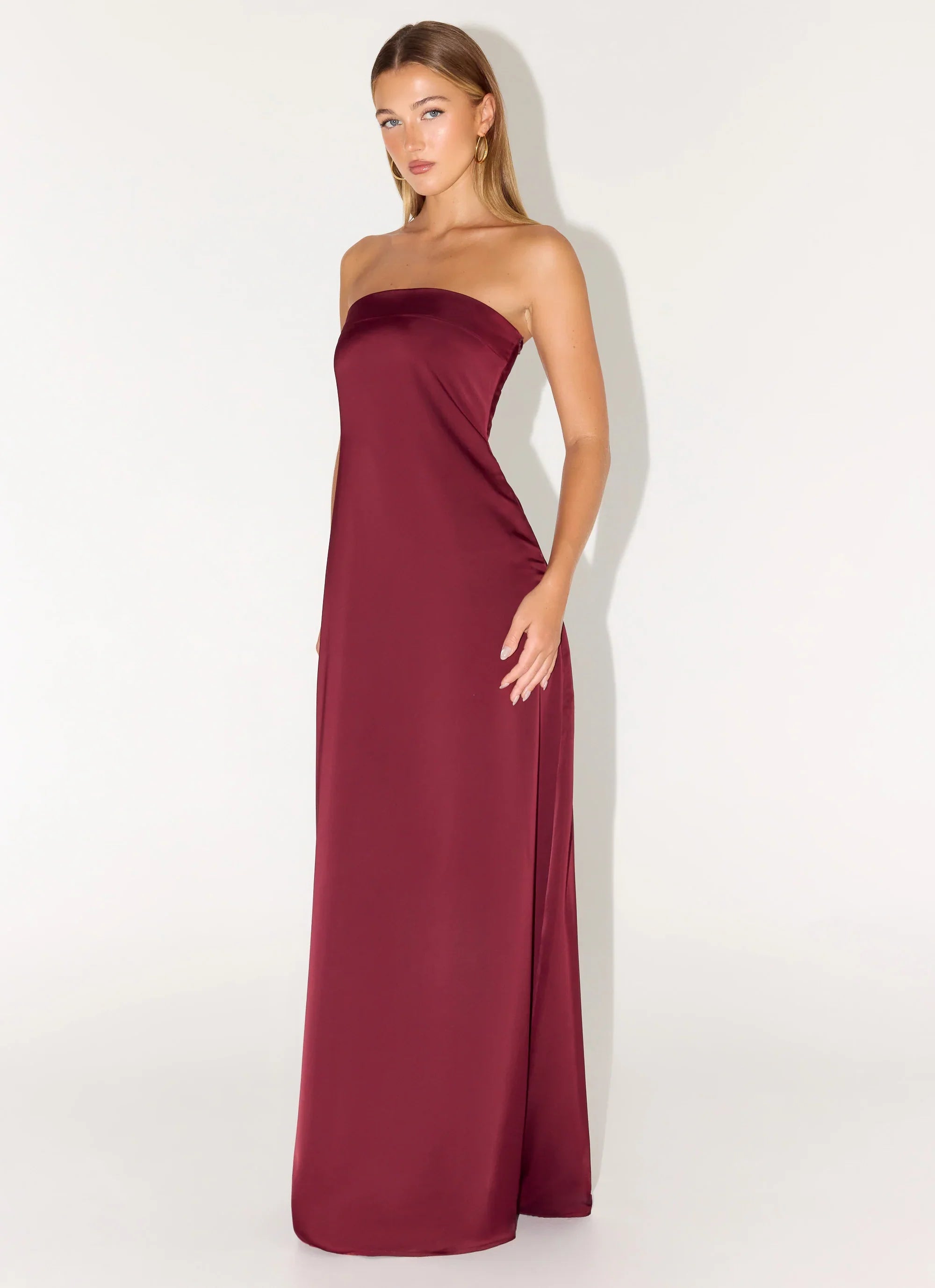Jiana Maxi Dress Merlot