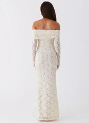 Yours Always Lace Maxi Dress Ivory