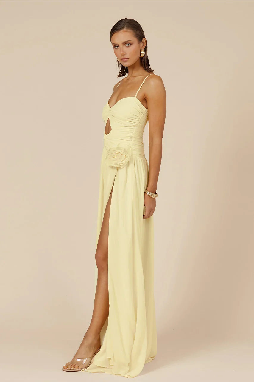 DANIKA MAXI DRESS LEMON