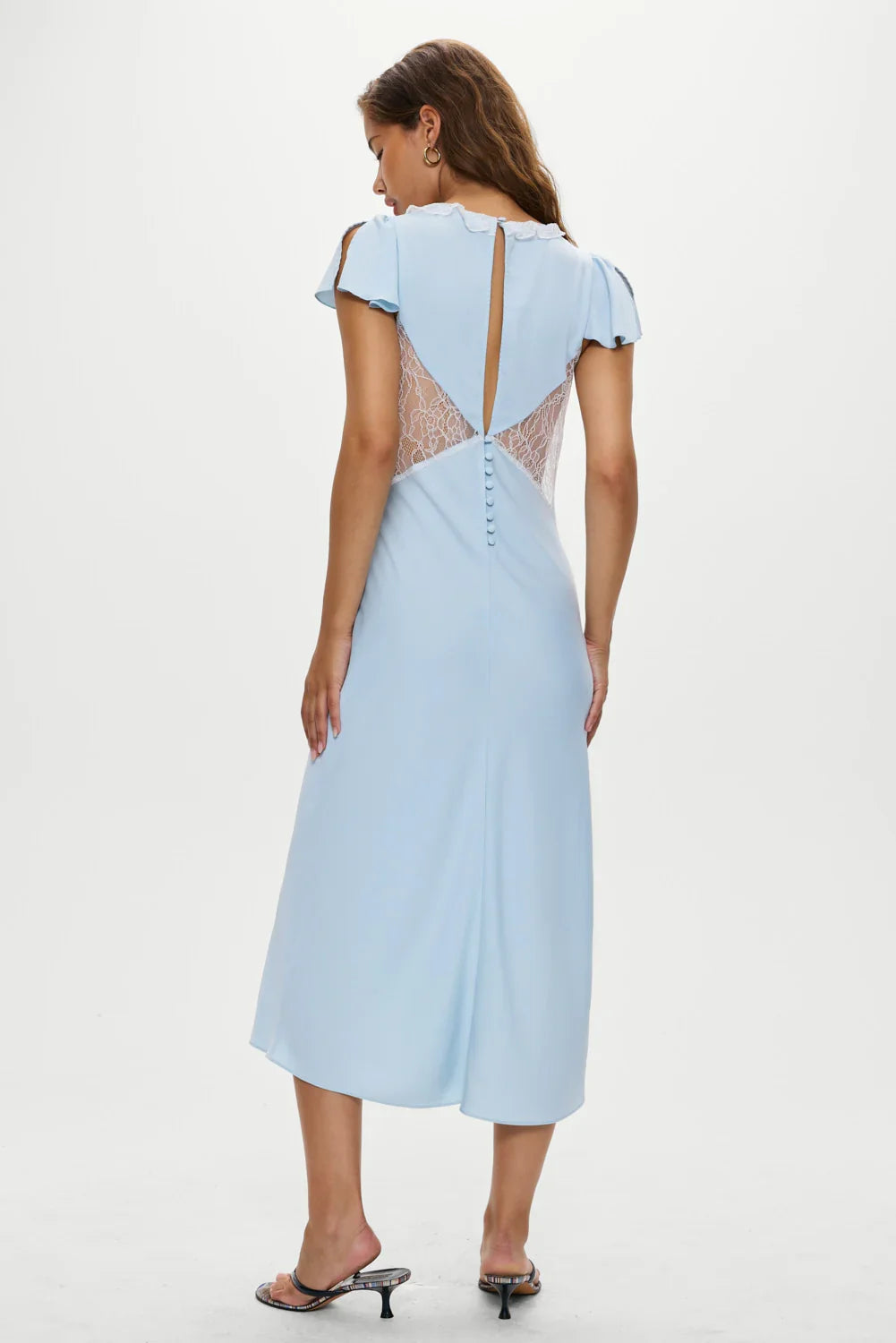 Delicate Lace Midi Dress Angels Breath
