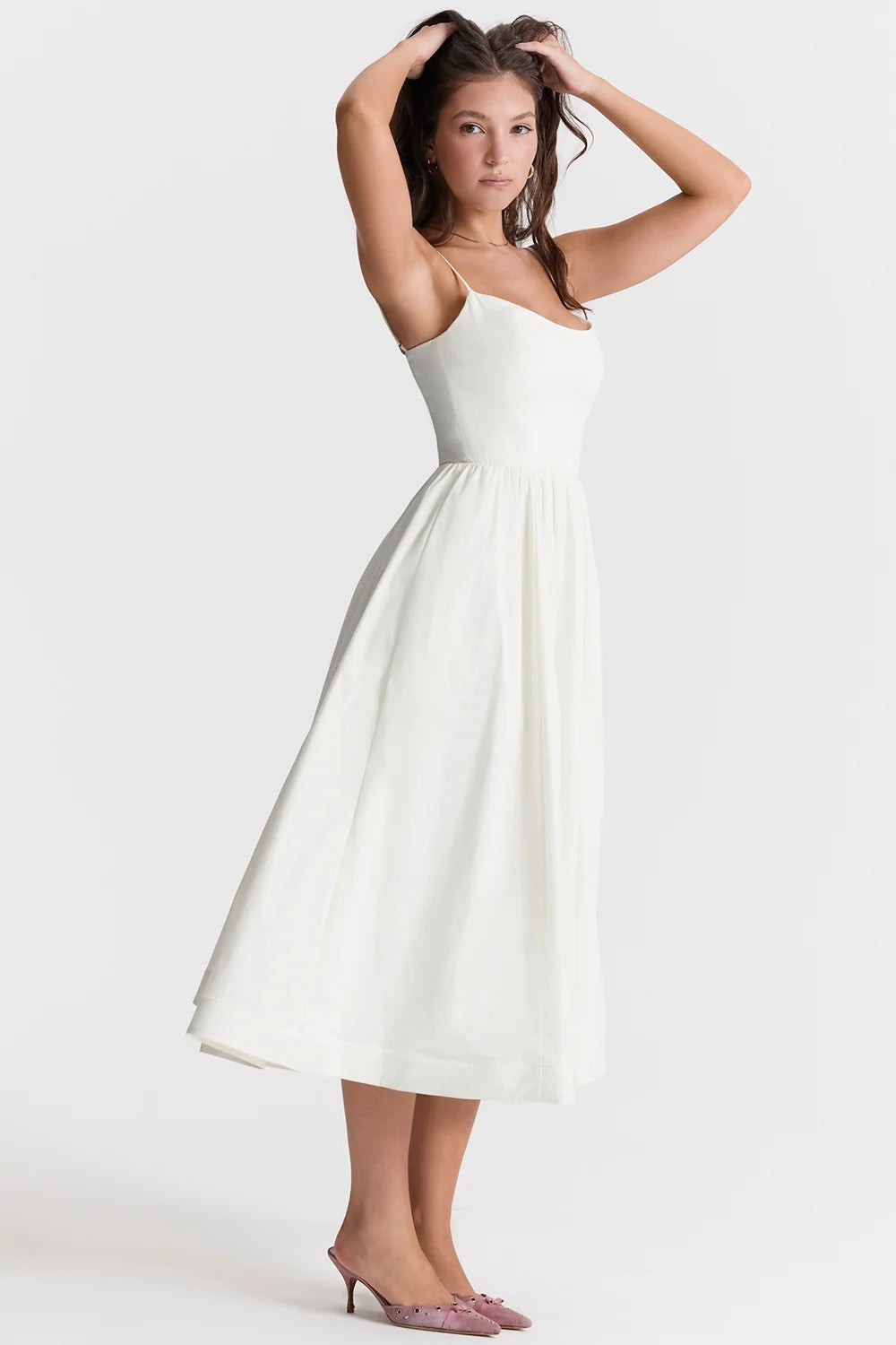 ivory corset sundress