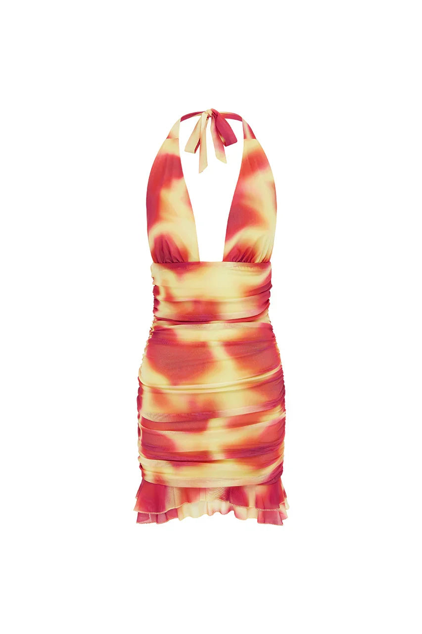 MELVINA MINI DRESS MALINI PRINT
