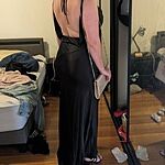 Seen For You Cowl Neck Satin Maxi Dress Dark Navy