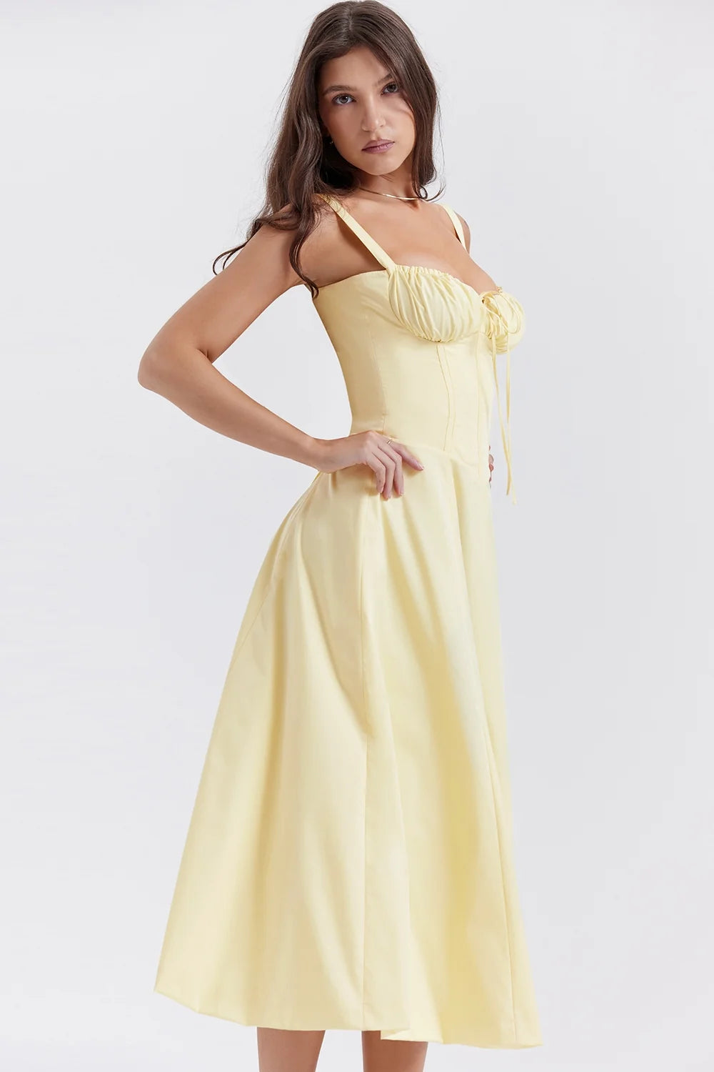 buttercup bustier sundress