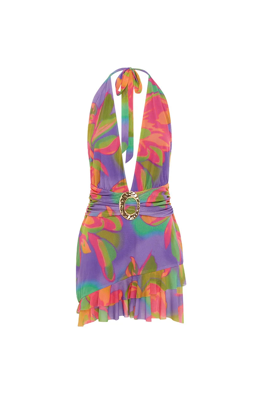 KIATA MINI DRESS DIAZ IRIS
