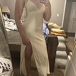 The Sophia Satin Maxi Dress Olive