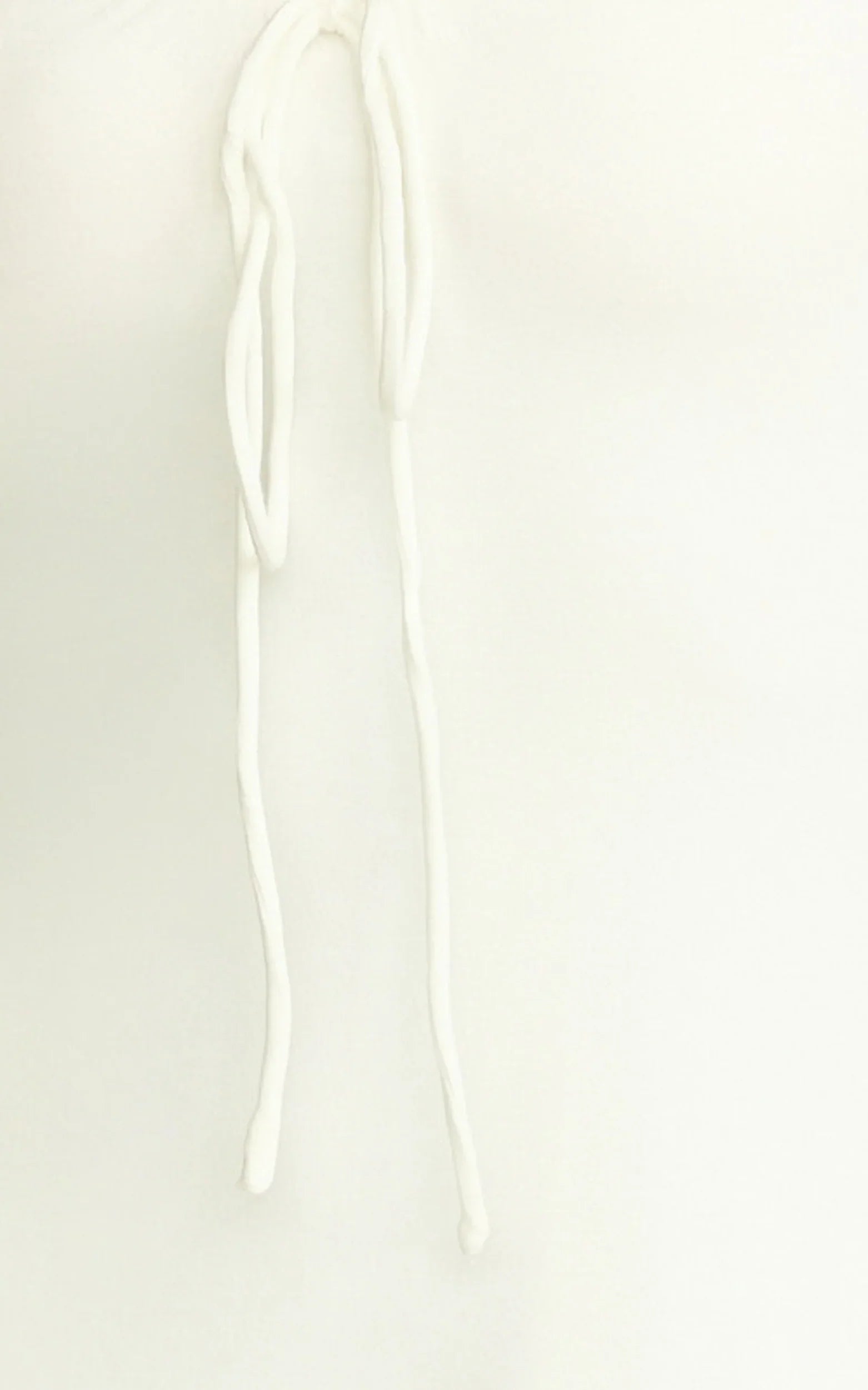 Odile Mini Dress U Halter Neck Dress in Cream