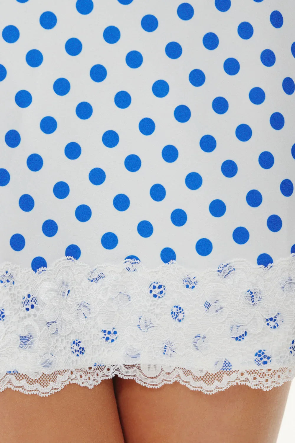 Delaney Polka Dot Mini Dress Delicate Dot