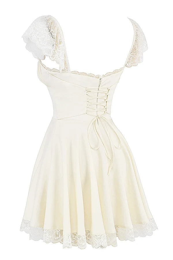 ivory a line mini dress