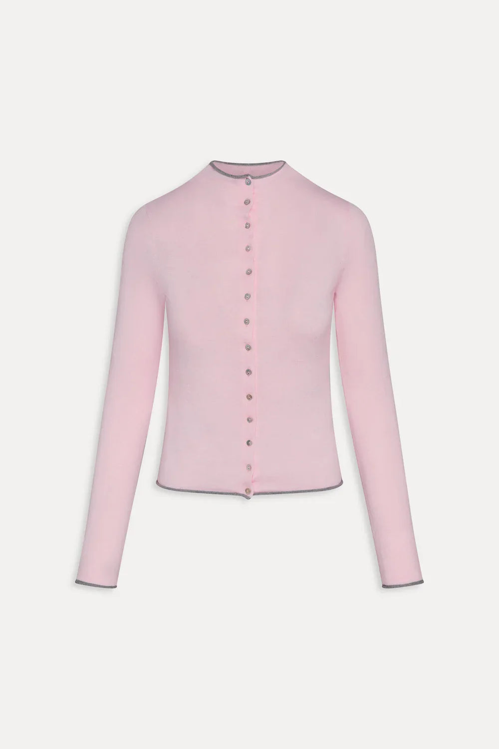 Leo Knit Button Up Cardigan Rosette