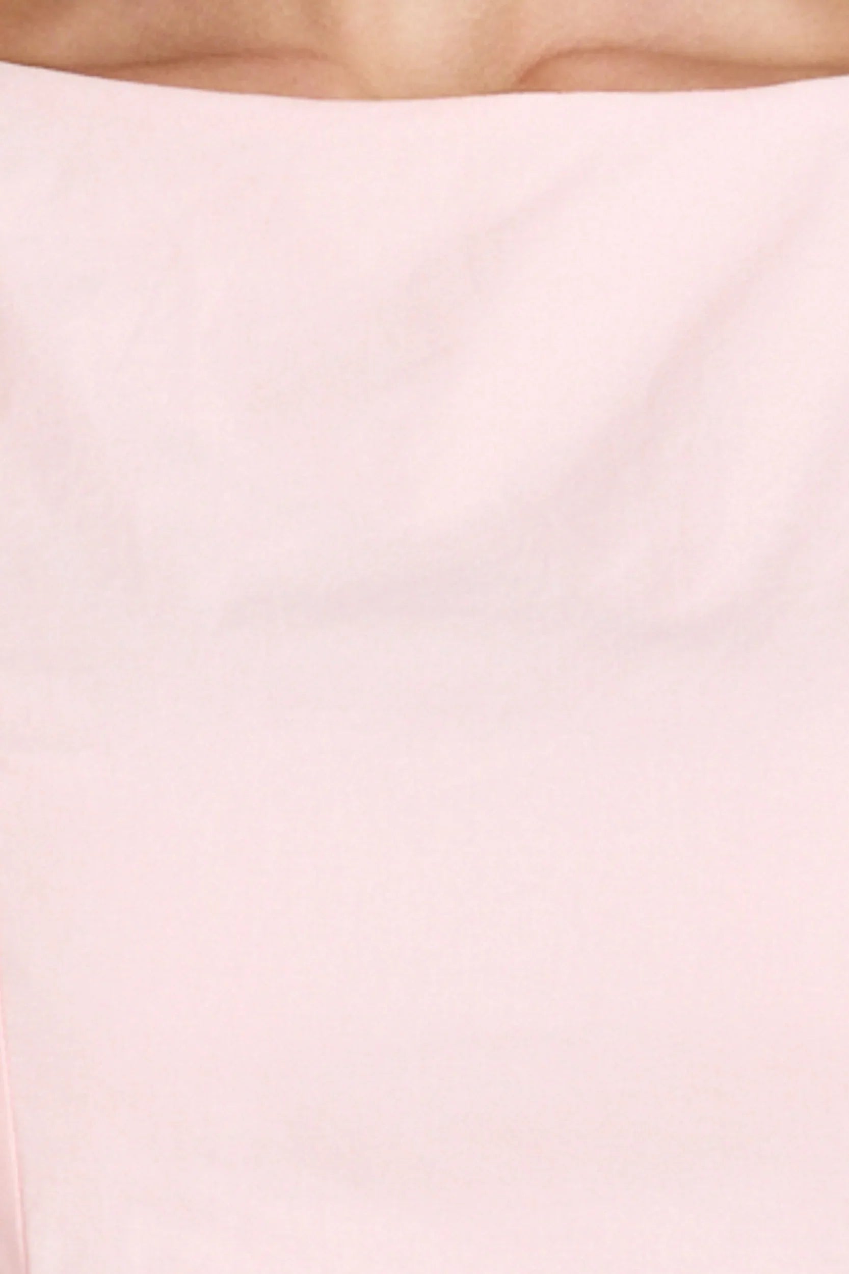 Casina Midi Dress Boat Neck Tie Back Fit And Flare Dress in Pale Pink