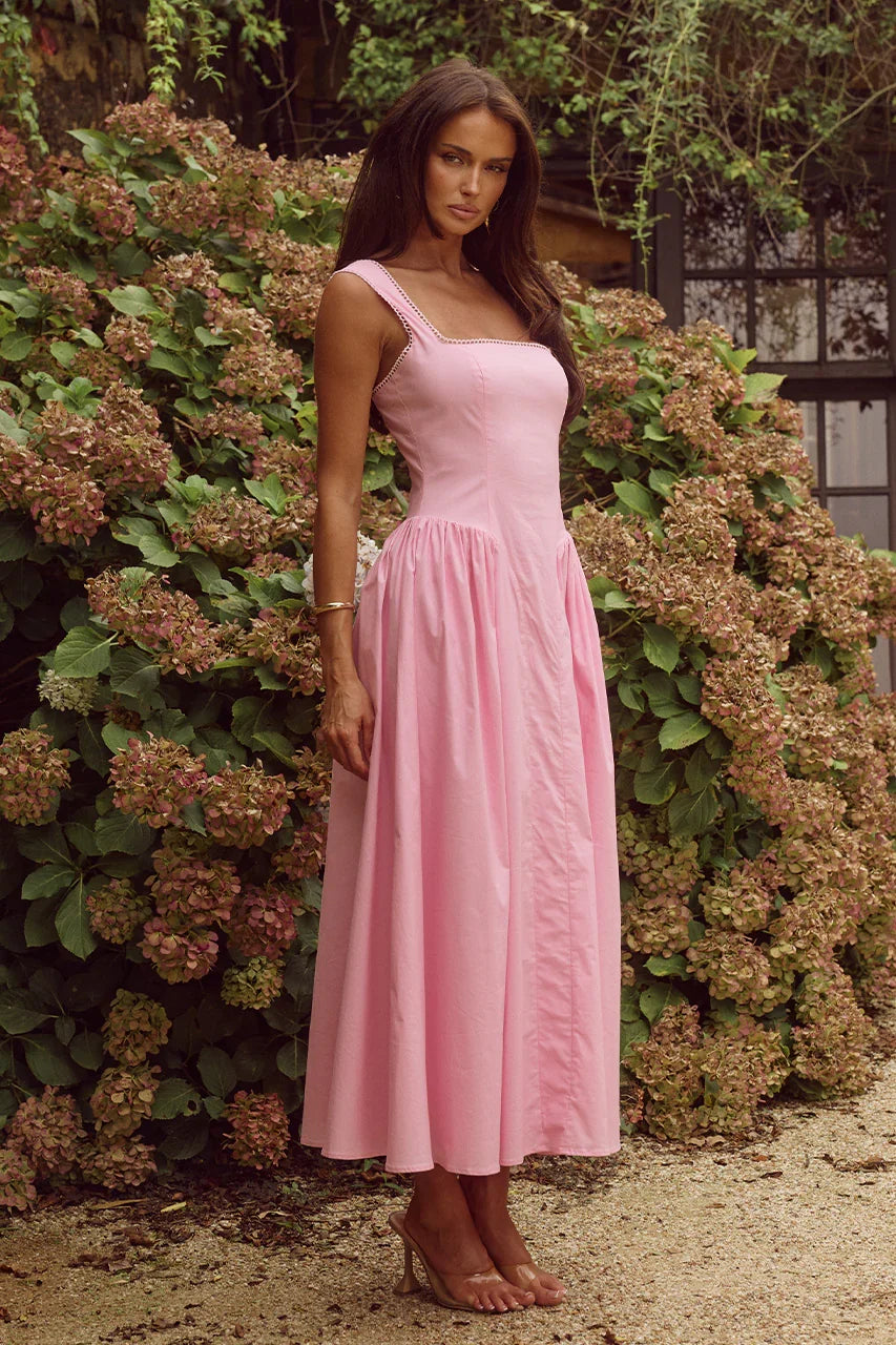 LANI MIDI DRESS PINK