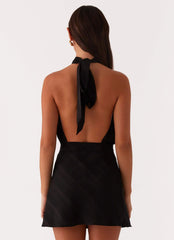 Camera Shy Mini Dress Black