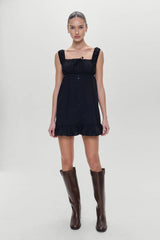 Marilyn Babydoll Dress Black