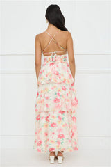 Bright Beauty Maxi Dress Print