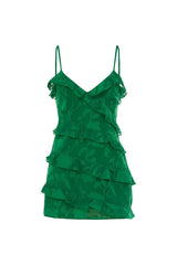 AISHA MINI DRESS EMERALD