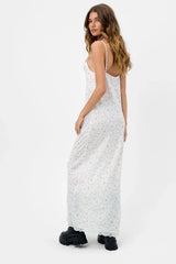 Cara Satin Maxi Dress Day Lily